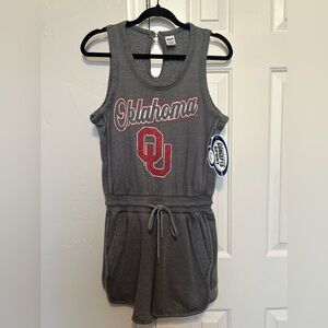 Gray Oklahoma Sleeveless Romper